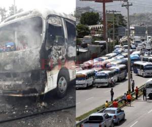 El mediodía de este jueves una protesta pasó a destrucción de bienes materiales y a la toma de una carretera en la capital. (Foto: El Heraldo)