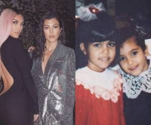 Al parecer, Kim y su hermana Kourtney Kardashian siempre han sido muy unidas.