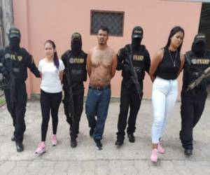 Tres de los supuestos pandilleros fueron detenidos en la capital de Honduras.