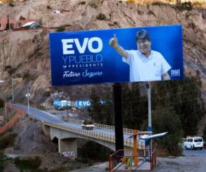Evo Morales afronta las elecciones más reñidas de su carrera en los comicios del 20 de octubre. Foto: AP.
