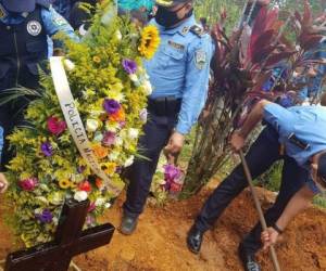El joven oficial estaba asignado a la Unidad Departamental Policial de Copán, en donde perdió la vida.