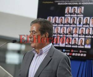 El seleccionador nacional hondureño Jorge Luis Pinto. Foto: Juan Salgado / El Heraldo.