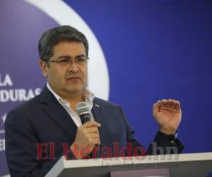 El presidente Juan Orlando Hernández se refirió a lo dicho por Alexander Ardón durante una conferencia de prensa.