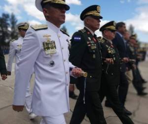 En la Academia Militar Francisco Morazán se realizó la ceremonia.