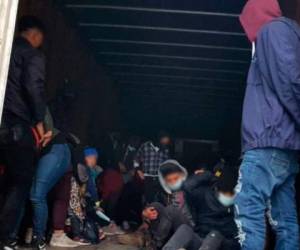 108 migrantes fueron rescatados en el estado de Nuevo León. Foto: Cortesía.