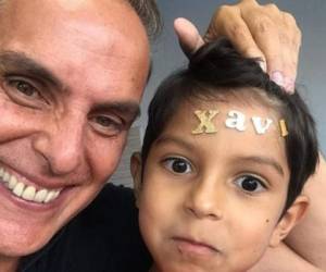 Xavier Ortiz junto a su hijo, el cual lleva su mismo nombre.