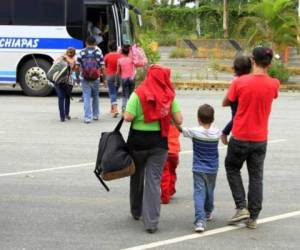 Los menores retornados a Honduras son atendidos en los centros que han sido acondicionados por las autoridades gubernamentales.