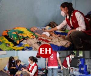 La reina Letizia de España visitó este martes las comunidades golpeadas por las lluvias e inundaciones y llevó ayuda para las familias afectadas. Estas son las imágenes de su recorrido solidario en Honduras. Fotos: EL HERALDO.