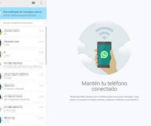 WhatsApp Web es una plataforma usada por las personas que no pueden estar pendientes del celular.