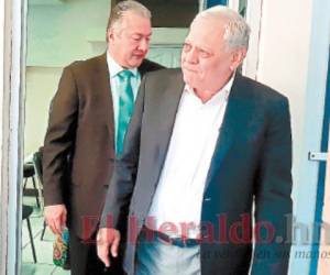 Los exfuncionarios Roberto Martínez y Darío Cardona.