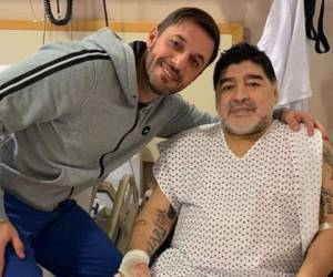 Matías Morla junto a su cliente y amigo, Diego Maradona. Foto: Instagram