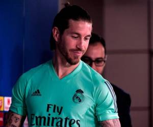 Sergio Ramos, capitán del Real Madrid. Foto: AFP