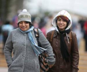 La masa de aire frío débil ingresará al país la noche del próximo viernes.