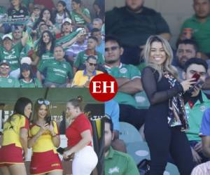 Un ambiente familiar se vive en el estadio Yankel Rosenthal de San Pedro Sula donde se celebra el encuentro deportivo entre Marathón y Platense. Fotos: EL HERALDO.