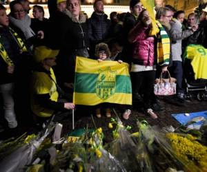 Los aficionados del Nantes de Francia ya han contactado con los aficionados del Cardiff en Inglaterra para ofrecerles su solidaridad. Foto: AFP