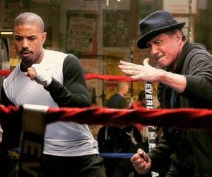 Stallone regresó a la pantalla interpretando a Rocky, ahora entrenando a Rocky.