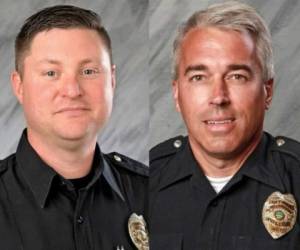 Los oficiales Anthony Morelli, de 54 años, y Eric Joering, perdieron la vida. Foto cortesía metro libre.