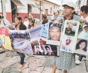 Los centroamericanos recorren en caravana la ruta migratoria por México. Foto: Cortesía.