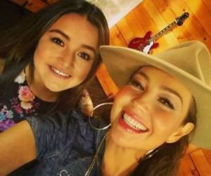 La selfie con su adorada Thalía no podía faltar. Foto: Instagram