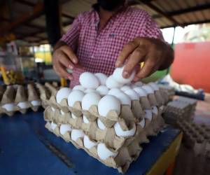 Los huevos son los productos que más subieron en el país.