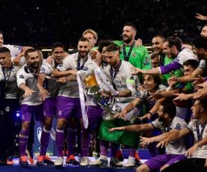 ¡Real Madrid celebra la conquista de la duodécima Champions League! (Foto: AFP)