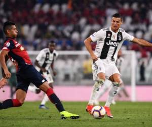 Cristiano Ronaldo fue el objetivo de los focos en el Juventus-Génova, en la 9ª fecha, aunque en esta ocasión por las acusaciones por violación que pesan sobre él. (Foto: AP)