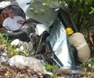 El español murió de manera instantánea en el accidente y su cuerpo fue rescatado de entre los escombros.