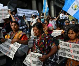 La Cicig en Guatemala también es apoyada por la población. Foto: Agencia AFP