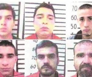 Edgar Armenta, Pablo Michel, Ángel Rivera, Jorge Veralde, Francisco Cuen y David Araujo están entre los 51 reos que se fugaron durante los ataques de El Chapito para liberar a su hermano Ovidio. Foto: Cortesía El Universal.