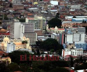 Imagen panorámica del centro histórico de Tegucigalpa. Foto: Efraín Salgado / EL HERALDO.