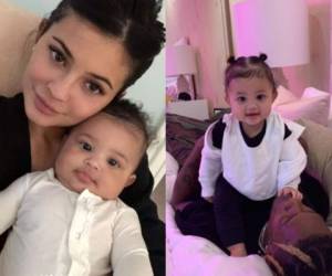 Para celebrar el primer cumpleaños de su hija Stormi, Kylie Jenner y Travis Scott, compartieron con sus millones de seguidores en Instagram fotografías de su álbum familiar.