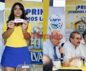El sorteo se llevó a cabo en San Pedro Sula, con los representantes de los equipos de Honduras. Foto: El Heraldo /OPSA