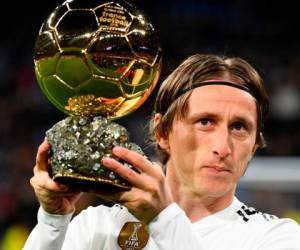 Luka Modric rompió la racha de triunfos de Cristiano y Messi. (AFP)