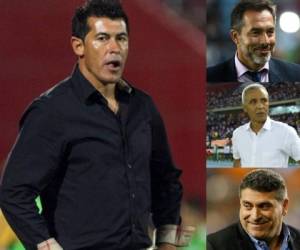 Luis Suárez, Alexis Mendoza, Gustavo Matosas y Jorge Almirón, han sido de los nombres más sonados para hacerse cargo de la vacante de entrenador de la H. Foto: AFP/EL HERALDO