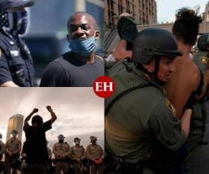 Mil uniformados adicionales de la Guardia Nacional fueron movilizados este sábado ante el estallido de violentas protestas por la muerte de George Floyd, un hombre negro, a manos de la policía durante una detención en Minneapolis. Fotos AFP