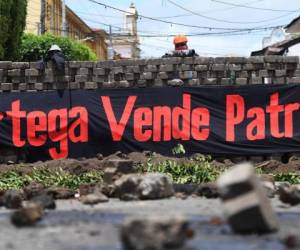 Más de 10 de días se tardan las unidades de carga en pasar por Nicaragua por las protestas que mantienen tomadas varias comunidades. (Foto: AFP)