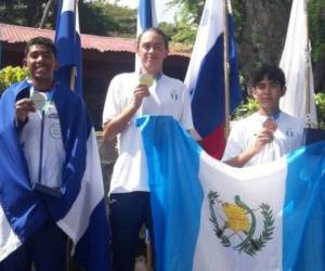 Guatemala y El Salvador se quedaron con el oro de natación en la modalidad de aguas abiertas. Foto: AFP
