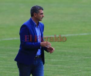 Dieago Vázquez entrenador del Motagua habló sobre la agenda que tiene su equipo en los próximos días. Foto: El Heraldo