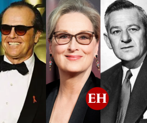Jack Nicholson, Maryl Streep y William Wyler están en la lista.