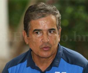 Jorge Luis Pinto, entrenador de la Selección Nacional de Honduras. (Foto: Ronal Aceituno / Grupo Opsa)