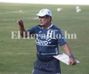 Jorge Luis Pinto pidió a los jugadores de la H que entreguen todo en la cancha. Foto: EL HERALDO