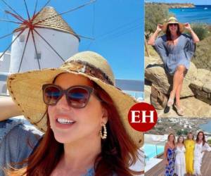 María Celeste Arrarás está disfrutando de lo lindo sus vacaciones de verano en Grecia, tras anunciar su esperado regreso a la televisión. Fotos: Instagram/mariacelestearraras/