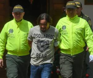 Mesa, detenido mientras celebraba su cumpleaños en la región de El Peñol. Foto: AFP