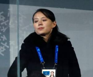 Kim Yo Jong, hermana de Kim Jong-Un estuvo presente en le ceremonia de inauguración de los Juegos Olímpicos de Invierno. (AFP)