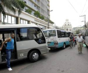 ReubicarÃ¡n buses en el centro de la capital