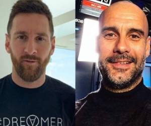 Messi y Guardiola donaron cada uno un millón de euros para la lucha en los hospitales contra el coronavirus. Fotos: Instagram