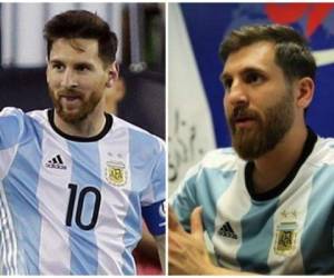¿Quién es quién? Lionel Messi junto a su doble oiginario de Irán (Fotos: Agencias/Redes)