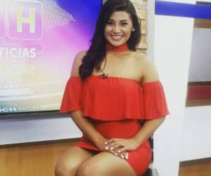 Milagros Flores es una de las presentadoras del canal HCH, quien ha prometido pintarse el cuerpo si la Selección clasifica al Mundial Rusia 2018. Foto: Facebook.