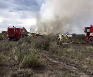 Elementos de Protección Civil del estado de Coahuila detallaron que los restos fueron localizados en la serranía de la ciudad de Monclova, entre los municipios de Múzquiz y Ocampo. FOTO: Captura vídeo