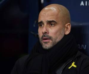 Pep Guardiola, entrenador del Manchester City. (AFP)